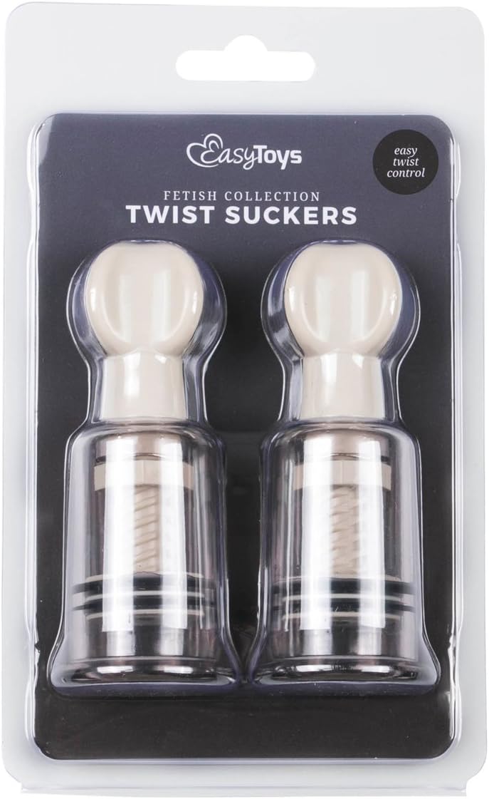 EasyToys Fetish Collection Nipple and Clit Suckers, Small, 2-Piece, Transparent, Clear - Image 3