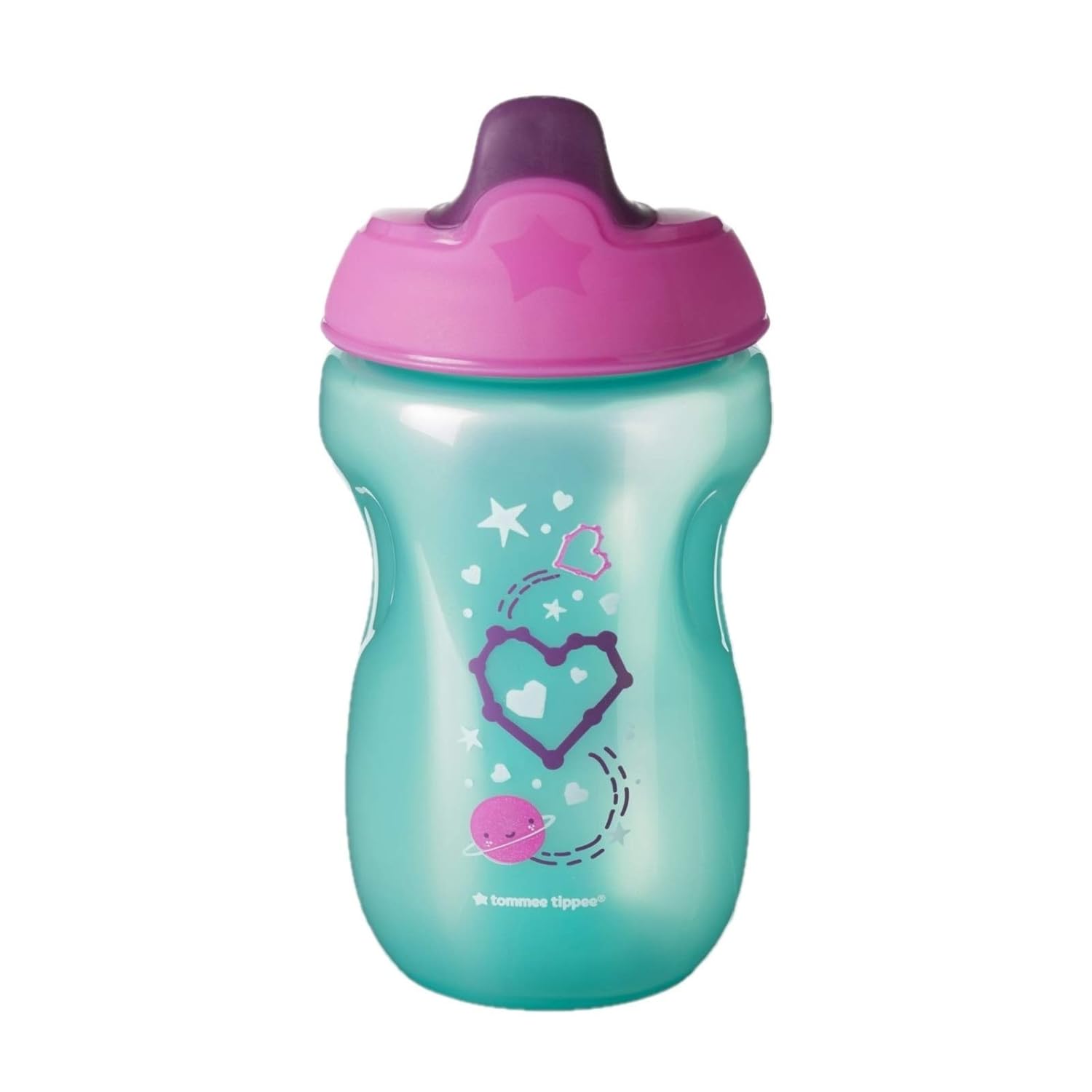 Tommee Tippee Non-Spill Toddler Sippee Cup, 9+ Months, 10 Oz, 3 Count, Girl, Pink/Purple/Green : Baby