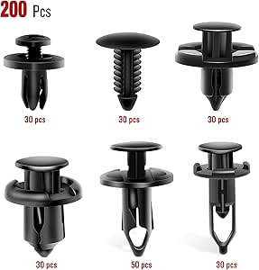 thumbnail image 2 of 120PC Car Retainer Clips Kit With Remover Tool - 6.3mm 8mm 9mm 10mm Sizes 2 of 10