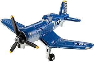 BINATRIC Pixar Planes Dusty Crophopper 1:55 Metal Diecast Educational Toys Planes Model Decorative Gifts (Captain 7)