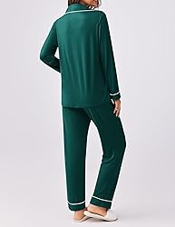Ekouaer Womens Pajamas Set 2 Piece Button Down