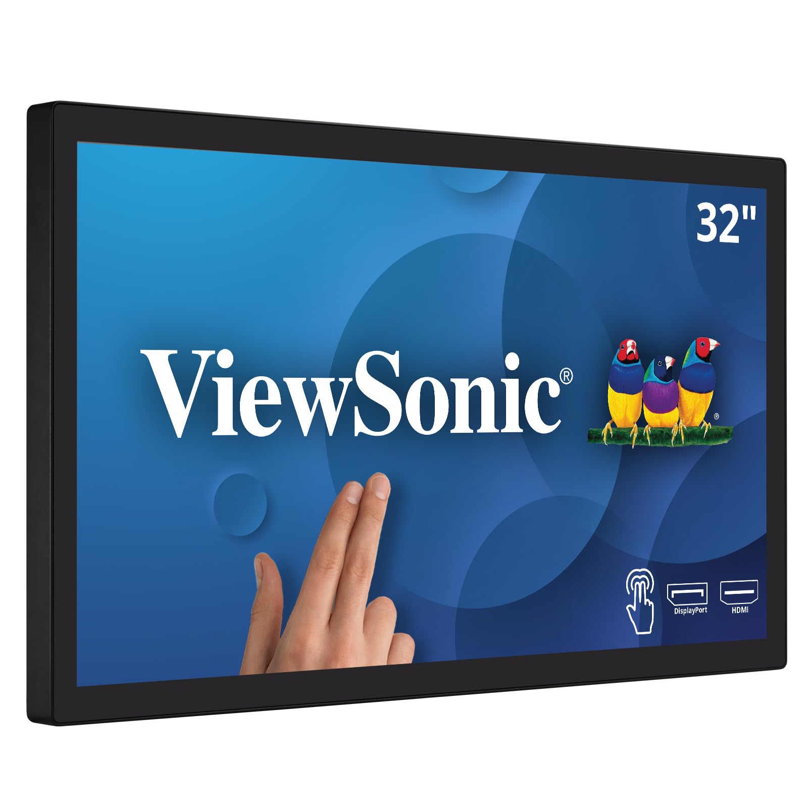 ViewSonic TD3207 32 Inch 1080p 10-Point Multi Touch Screen Monitor with HDMI, USB Type B, and DisplayPort Inputs