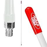 Prostick 4` Foot Fiberglass 1000 Watt - White CB