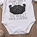 Funny Newborn Infant Baby Girls Boys Short Sleeve Bodysuit Romper White Outfits Clothes