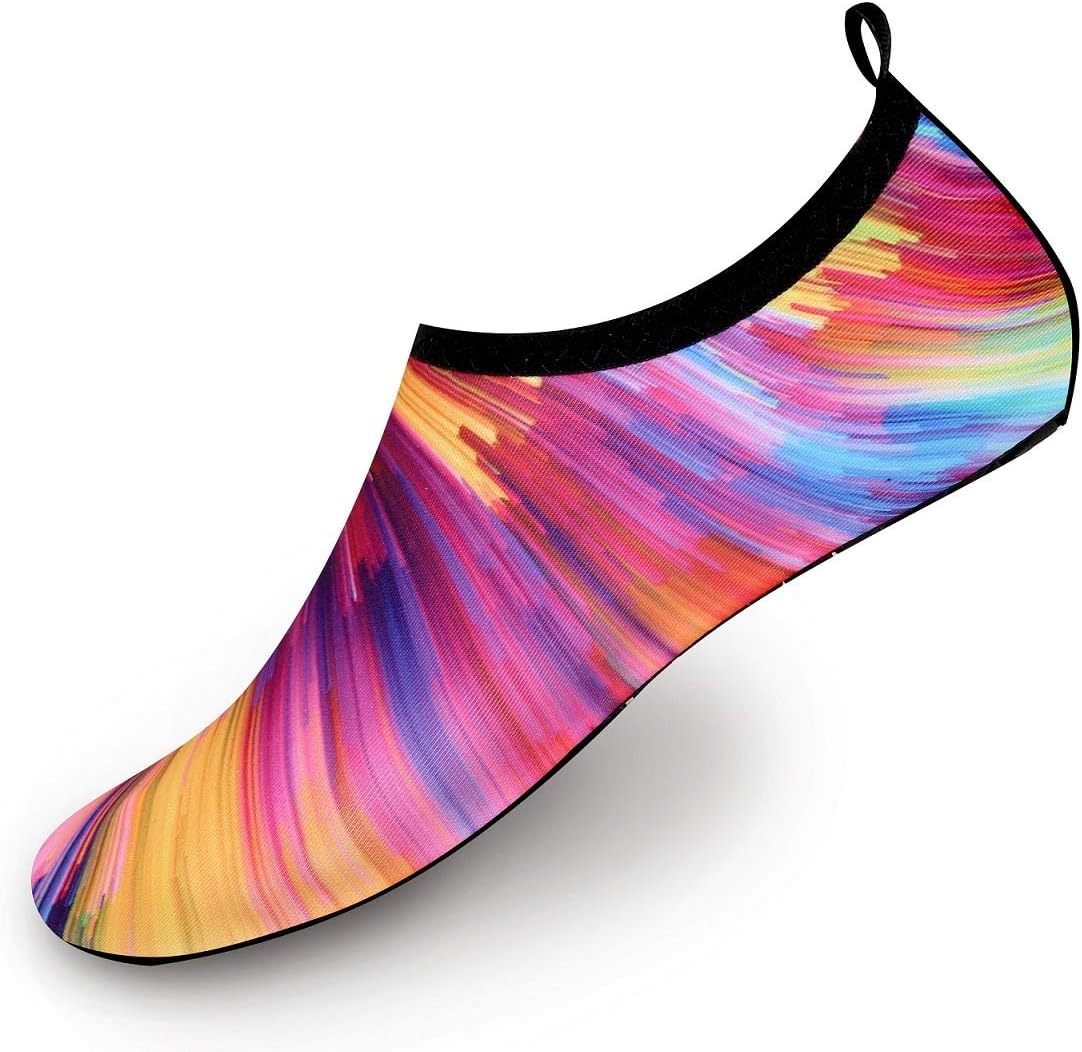 Womens Mens Kids Water Shoes Quick-Dry Aqua Socks Barefoot Shoes for Water Sports
