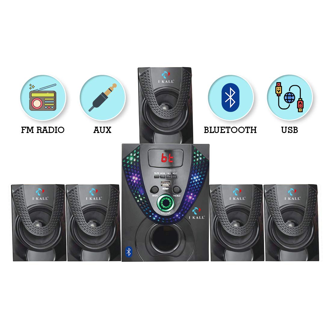 i kall 5.1 bluetooth speaker