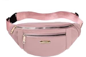 EVANCARY Fanny Packs Waist Pack for Women, Waterproof Waist Bag with Adjustable Strap for Travel Sports Running