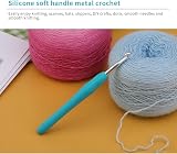 SUVSOON 5.5mm Ergonomic Soft Handle Crochet Hook Leather-Free Rubbery Grip view 4