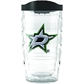Tervis Made in USA Double Walled NHL Dallas Stars Insulated Tumbler Cup Keeps Drinks Cold & Hot, 10oz Wavy, Classic