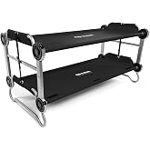 Disc-O-Bed Youth Double Cot Kid-O-Bunk w/ 200 Pound Capacity &amp; Carry Bags