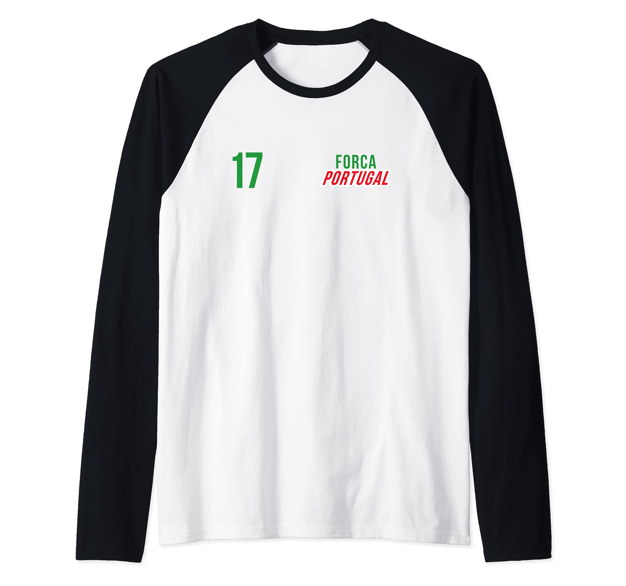 Flag Portugal Raglan Baseball Tee