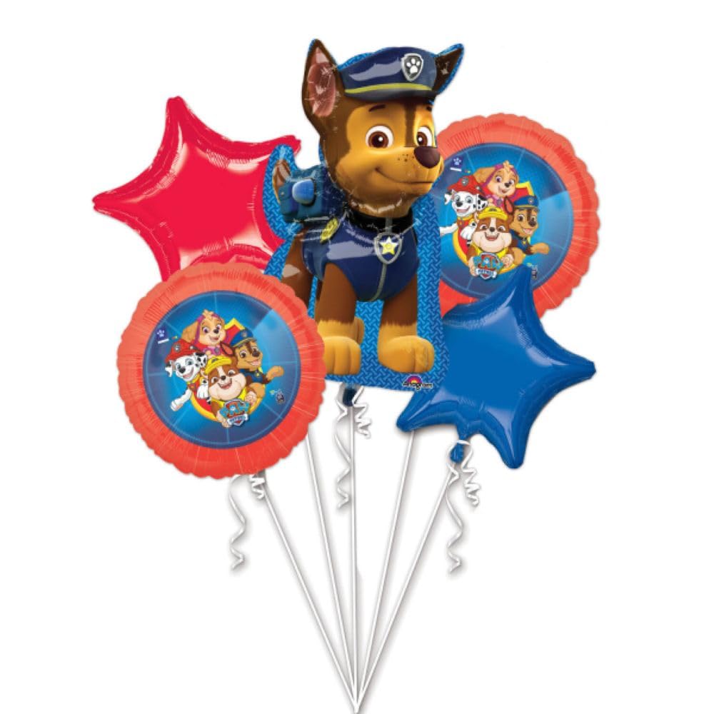 (PKT) BQT: Paw Patrol Foil Balloon Bouquet P75 (5 piece)