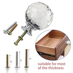 BTSKY 8 Pcs Round Diamond 40mm（1.6