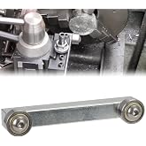 Lathe Centering Tool with Bump Roller for 1/2" Tool Post | Fits 0XA, AXA &amp; BXA Tool Posts, 1/2" Shank, Quickly Centers Short Workpieces Before Turning or Facing