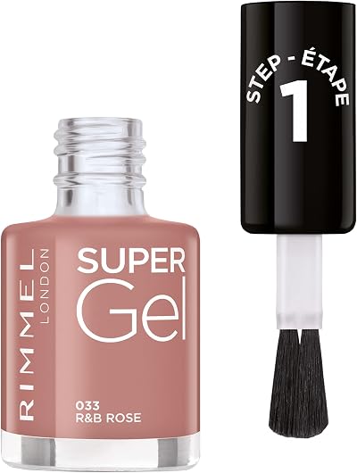 Rimmel Super Gel 33 R&B Rose Nail Polish Gel-Like Finish 12ml