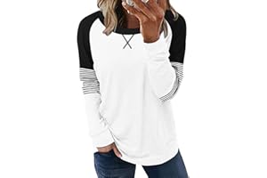 onlypuff Womens Pocket Shirts Pullover Sweatshirt Loose Fit