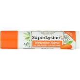 Quantum Health Super Lysine+ Coldstick, Tangerine Flavored - Soothes, Moisturizes, Protects Lips, Herbal Lip Balm, Spf 21, 5 Gm