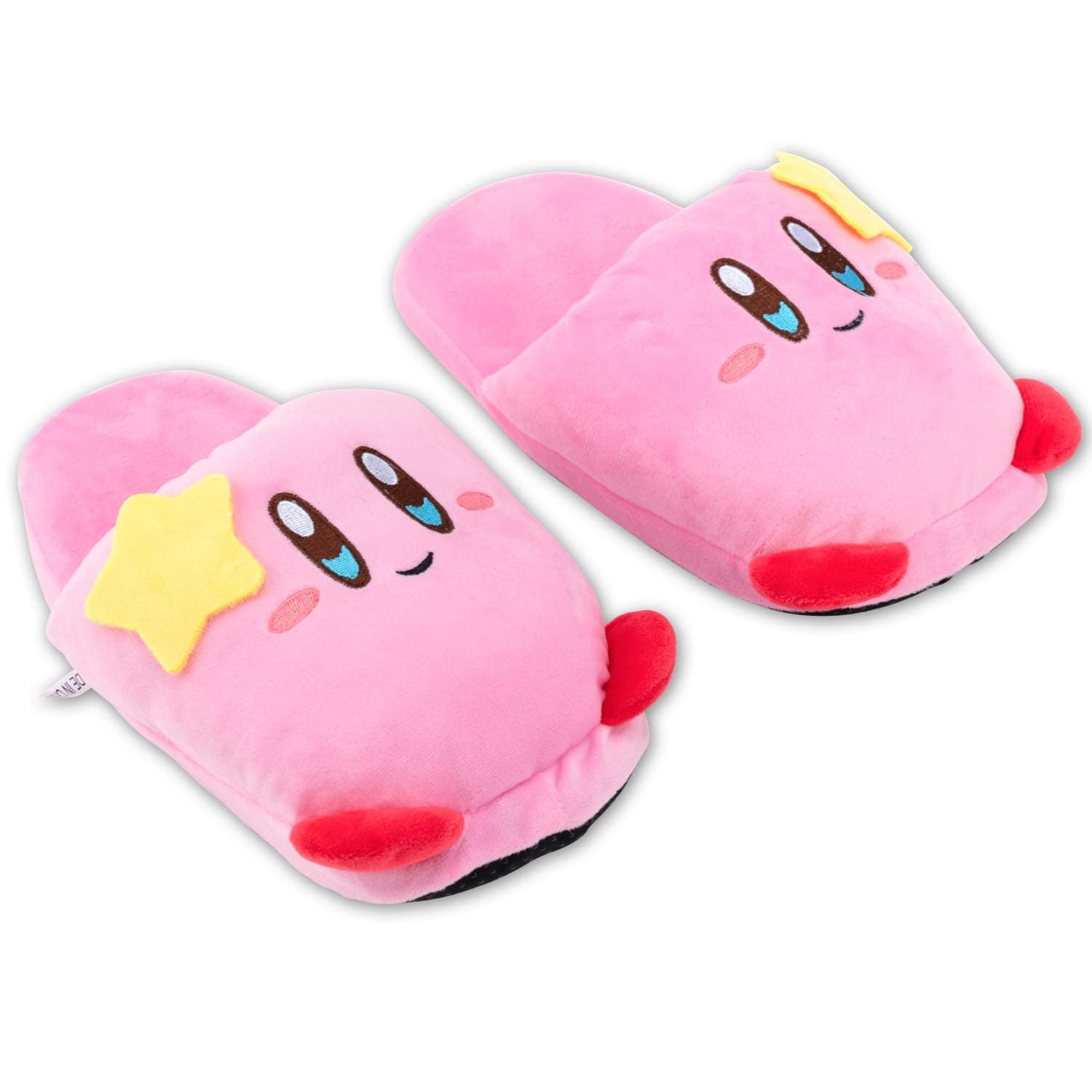 Photo 1 of **STAINED**Glopastel Pink Puff Ball Slipper | Cute Anime Video Game Smash Star Allies Forgotten Land | Plush Pastel Fuzzy Slip On House Shoes One Size Adult Women Medium