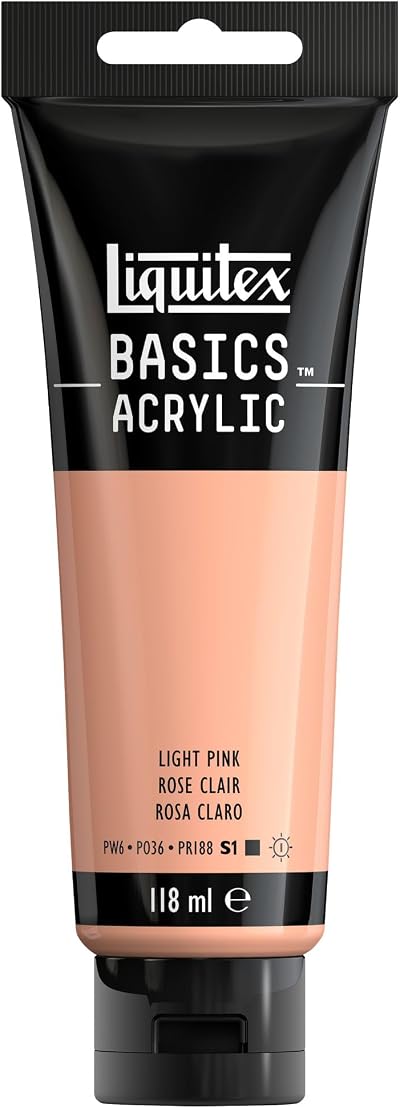Liquitex Basics Acrylic Paint Light Pink 118 ml Tube