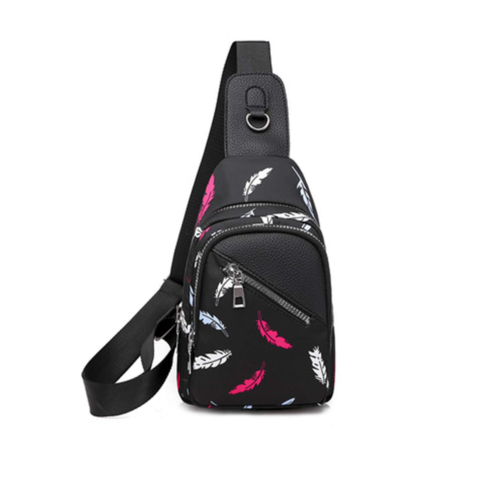 FANDARE Women Sling Bag Fashion Shoulder Crossbody Backpack Girl Chest Bag Lady Shoulder Bag Sport Gym Outdoor Hiking Daypacks Durable Oxford Cloth