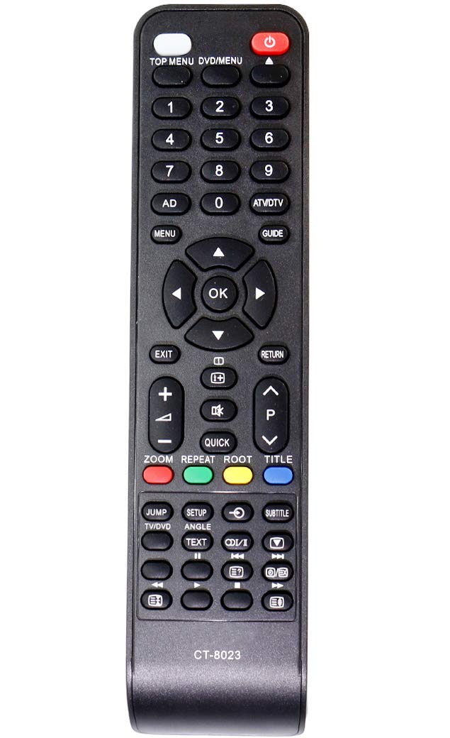 ALLIMITY CT-8023 Remote Control Replaced for Toshiba TV DVD COMBI 22DL833F 22DL833G 19DL833B 22DL834B 23DL933F 26DL833F 26DL833G 26DL833N 26DL834G 26DL933G 26DL934G 32DL833 32DL833G 32DL834G