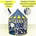 Kiddzery Castle Play Tent, Includes Free Kaleidoscope, Great Gift Idea for Boys & Girls – Foldable Pop Up Prince House Design for Child Development & Learning - Sturdy & Durable for Indoor/Outdoor Use