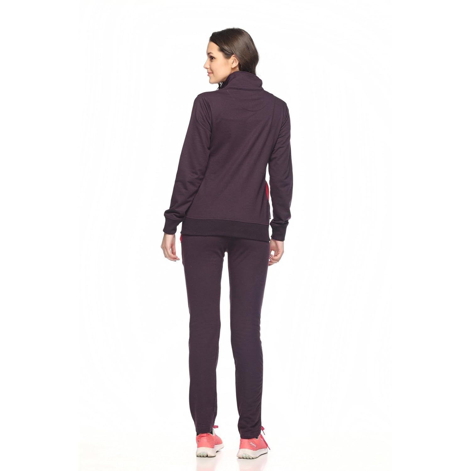 ex10sive fleece wine-rani active wear tracksuit