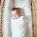 aden + anais Silky Soft Swaddle Blanket,100% Bamboo Viscose Muslin Blankets for Girls & Boys, Baby Receiving Swaddles, Ideal Newborn & Infant Swaddling Set, 3 Pack, Meadowlark