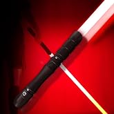 YDDSABER Lightsaber, Metal Duel Light Sabers,4 Sound Fonts,USB Rechargeable Light Swords with Loud Sound, Swing, Blaster,Adults Kids Cosplay Props Birthday Xmas Gift (38.2inch-Red)
