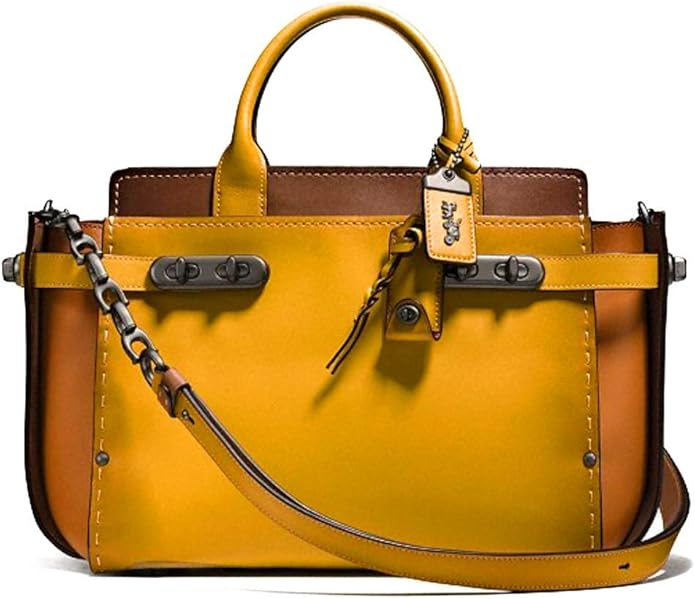 Coach ColorBlock Double Swagger Carryall 25831 Handbags