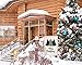 BLKWHT Christmas Garden Flag 12.5 x 18 Vertical Double Sided Winter Buffalo Tree Outdoor Decorations Burlap Small Yard Flag S1026