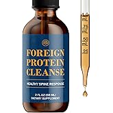 Foreign Protein Cleanse (Spike Detox Support) – Advanced Support Formula with Nattokinase & Wormwood – Immune & Respiratory Detox