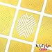 Whats Up Nails - X-Pattern Vinyl Stencils for Nail Art Design (1 Sheet, 12 Stencils)