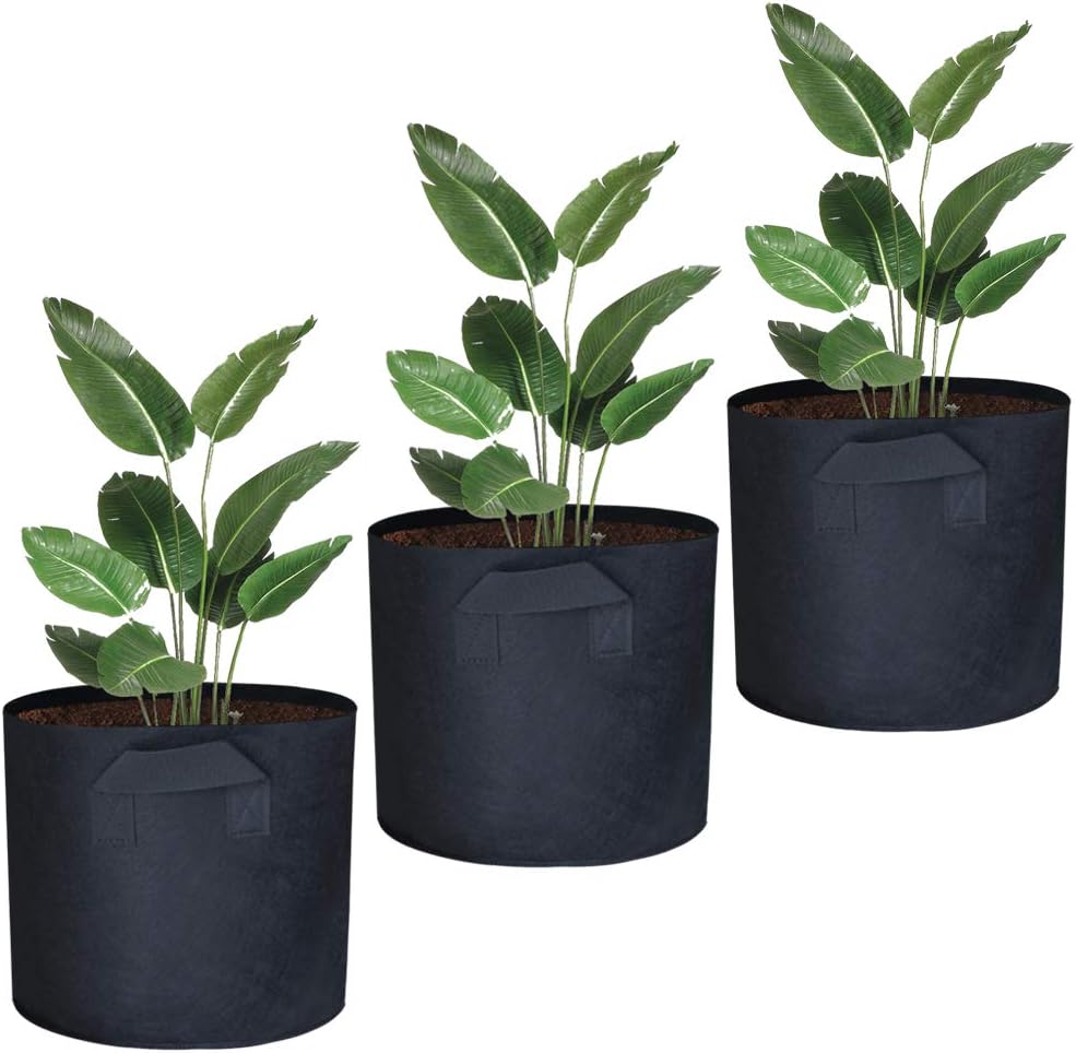 Awnic Sacos para Plantas Maceta Textil no Tejido Plantas Mini ...