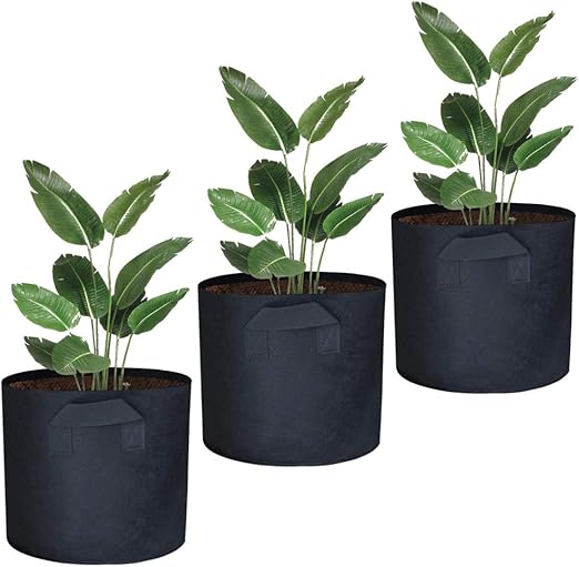 Awnic Sacos para Plantas Maceta Textil no Tejido Plantas Mini ...