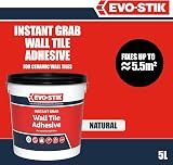 EVO-STIK Wall Tile Adhesive Instant Grab 5L Ready to Use Non-Slip Showerproof view 2