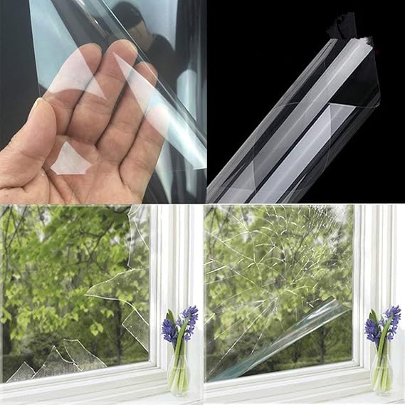 ANNIUP 2 rolls Uv Reflective Anti Shatter Mirror Window Film, Glass UV