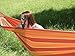 Hammock Sky Brazilian Double Hammock Two Person Bed for Backyard, Porch, Outdoor and Indoor Use - Soft Woven Cotton Fabric (Orange and Yellow Stripes)