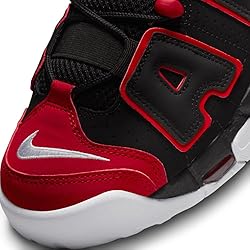 Black / University Red / White Nike Air More