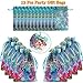 Qunan 84 Pcs Mermaid Party Favors Supplies Mermaid Tail Necklace Mermaid Bracelet Rings Hair Clip Sticker Gift Bag Mermaid Accessories Kit for Girls Mermaid Party Supplies