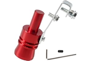 YIUIY Universal Turbo Sound Pipe Whistle Muffler Sounder Simulator Tailpipe Noise Sound Enhancer Compatible with Truck, Motorcycle, Cars, Dirt Bike and Scooter(XL Red)