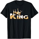 Crown with Writing King T-Shirt