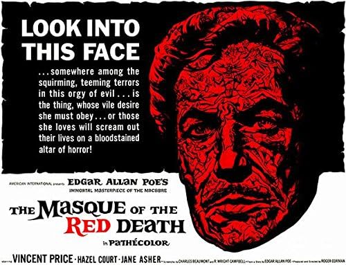 Amazon.com: La máscara de la muerte roja – 1964 – Póster de la ...
