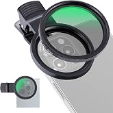 NEEWER 52mm CPL Filter for Phone, Clip On Circular Polarizing Lens Filter with Phone Clip, Case &amp; Cleaning Cloth Compatible with iPhone 17 16 Android Samsung Galaxy S25 Ultra Camera, FL-26