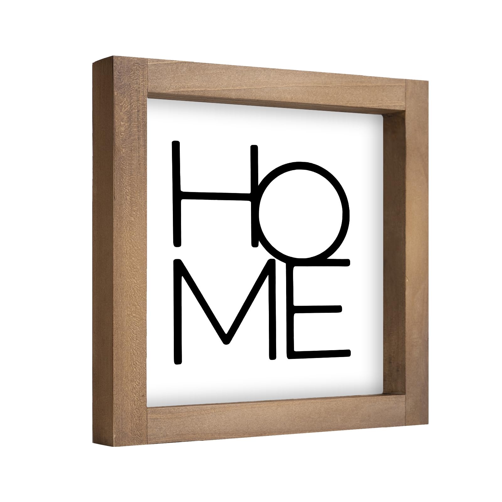 Photo 1 of pechpell 6 Inch Home Sign Decor, Wooden Family Room Wall Decor for House Art, Indoor Entryway Shelf Table Tiered Tray Mantel Rustic Farmhouse Decoration