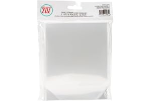 Avery Elle SS-5003 Stamp and Die Storage Pockets, Small 5 1/8 x 5 inch, Set of 50