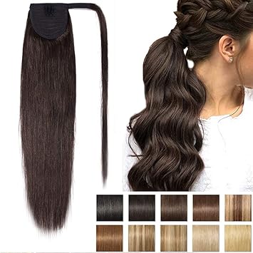 Queue de cheval vrai cheveux Clearance