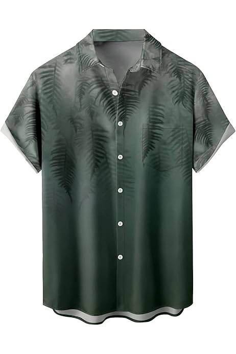 Camisas Hombre Manga Larga Verano Camisa Hawaiana Para Hombre Con