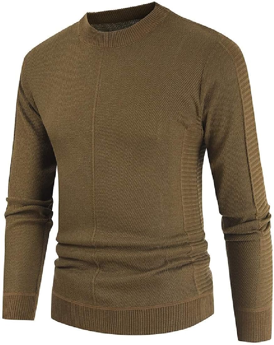 Frieed Mens Winter Pullover Casual Long Sleeve Knit Crew Neck Sweater at Amazon Menâs Clothing store