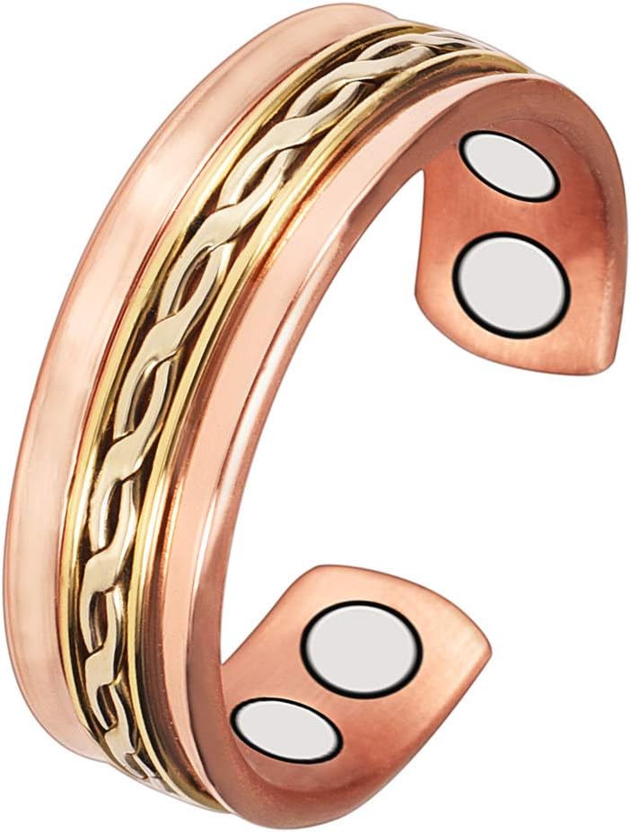 Magnetic Copper Ring for Arthritis for Women Jewelry 60MM CPR-0169R